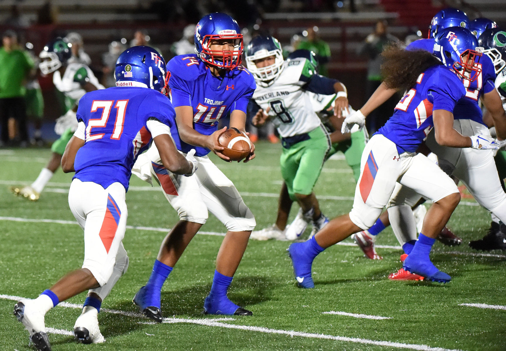 PHOTOS: Fountain-Fort Carson Trojans (21) Overland Trailblazers (29)